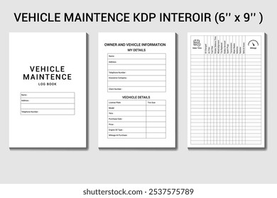 car Journal, vehicle maintenance Planner, Gratitude Tracker, Gratitude Letter, Amazon Low Content Book, Amazon Low Content Interior, KDP Low Content Book, KDP Interior, Journal Notebook, KDP, Interior