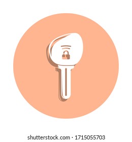 icono de la placa de la clave de Camión. Glifo simple, vector plano de camiones servicio e iconos de piezas de reparación para ui y ux, sitio web o aplicación móvil