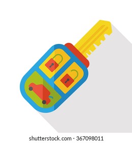 car key flat icon