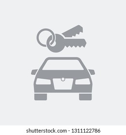 Car and key icon