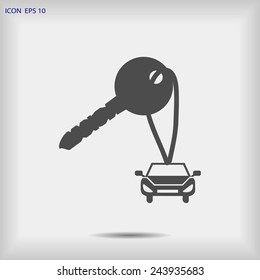 Car key icon