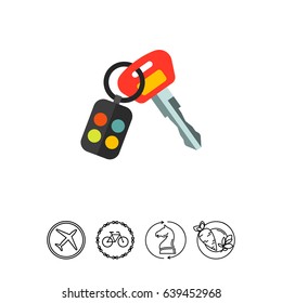 Car Key Icon
