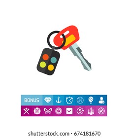 Car Key Icon