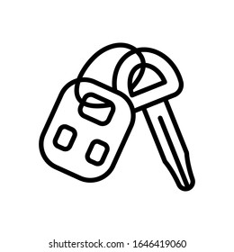 CAR KEY icon design, flat style icon collection