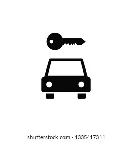 Car, key, icon. Element of simple icon for websites, web design, mobile app, infographics. Thick line icon for website design and development, app development