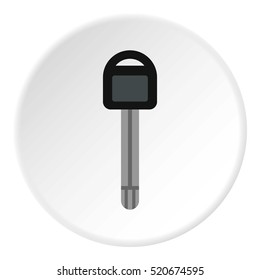Car key icon. Flat illustration of car key vector icon for web