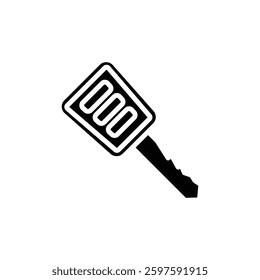 Car Key icon Flat vector set outline