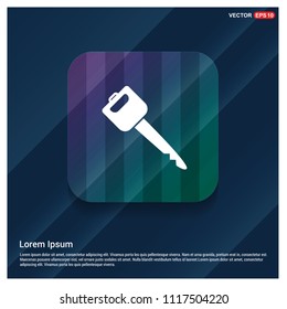 Car key icon - Free vector icon