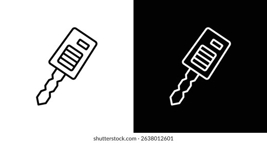 Car key icon Graphic vector set for ui design