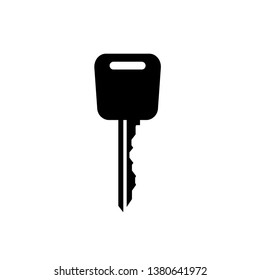 Car Key Icon, Logo Isolated On White