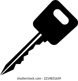 Car key icon, logo isolated on white background..eps