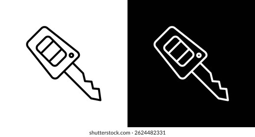 Car key icon. Logotype vector set