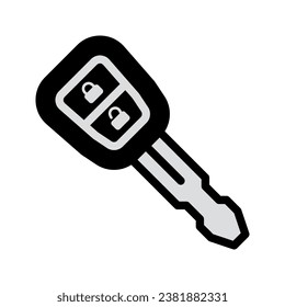 Car Key icon  for mobile concept and web design. vector illustration
