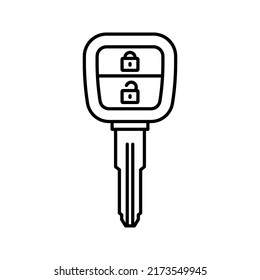 Car Key Icon Key Sign Vector Stock Vector (Royalty Free) 2173549945 ...