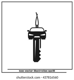 car key icon vector