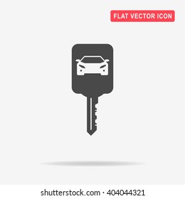Car key icon. Vector concept illustration for design.