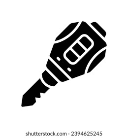 car key icon. vector glyph icon for your website, mobile, presentation, and logo design.