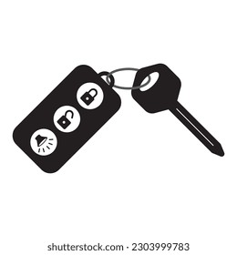 car key icon vector illustration symbol design