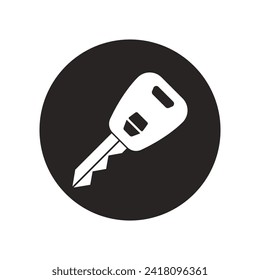 car key icon vector illustration logo design