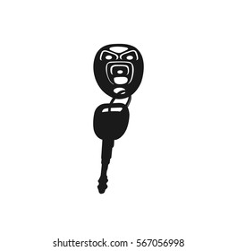 car key. icon. vector illustration