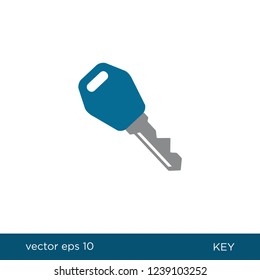 car key icon vector logo template