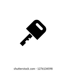 car key icon vector. car key sign on white background. car key icon for web and app