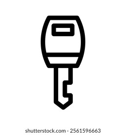 Car Key Icon Vector Symbol Design Illustration