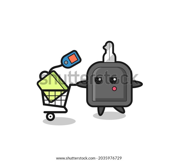 car key illustration
cartoon with a shopping cart , cute style design for t shirt,
sticker, logo element