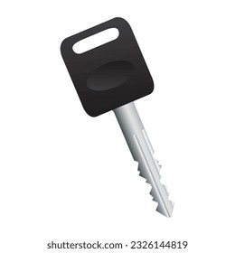 Car Key Illustration on white background