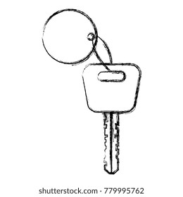 car key isolated icon