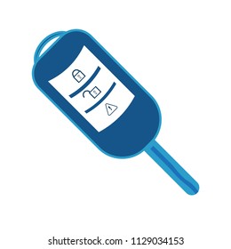 car key isolated icon on white background