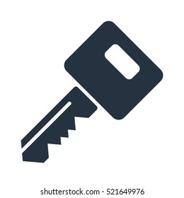 car key, isolated icon on white background, auto service, repair, car detail 
