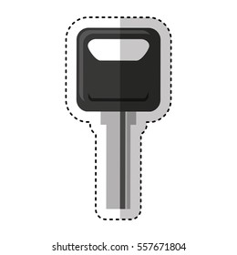 car key isolated icon vector illustration design