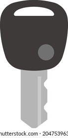 Car key isolated vector illustration.