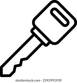 car key line icon illustration vector