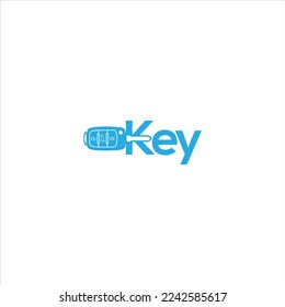 car key logo vector design