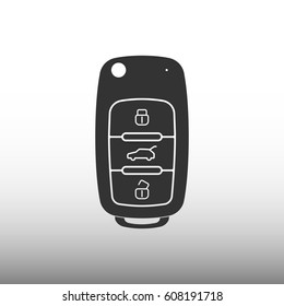 Car key with remote control