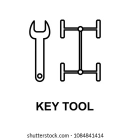 car key tools icon. Element of car repair for mobile concept and web apps. Detailed  icon can be used for web and mobile. Premium icon on white background