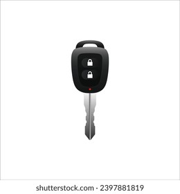 Car key vector. Automotive key vector. Car Key lock vector.