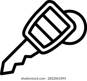 Car Key Vector Design Icon Style