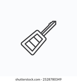 Car Key vector flat icon set.eps