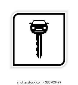 car key  - vector icon