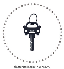 Car key, vector icon