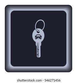 Car key, vector icon