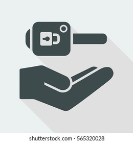 Car key - Vector icon
