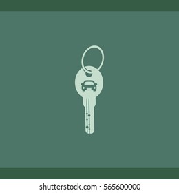 Car key, vector icon