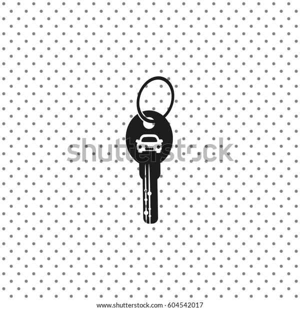 Car key, vector\
icon