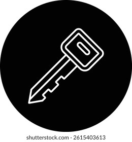 Car Key vector icon. Can be used for printing, mobile and web applications.