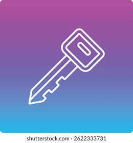 Car Key vector icon. Can be used for printing, mobile and web applications.