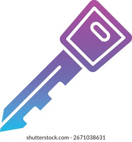 Car Key vector icon. Can be used for printing, mobile and web applications.